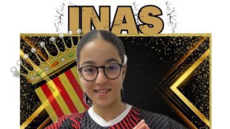 Inas Charadi tiene 14 años. | SERVICIO ESPECIAL