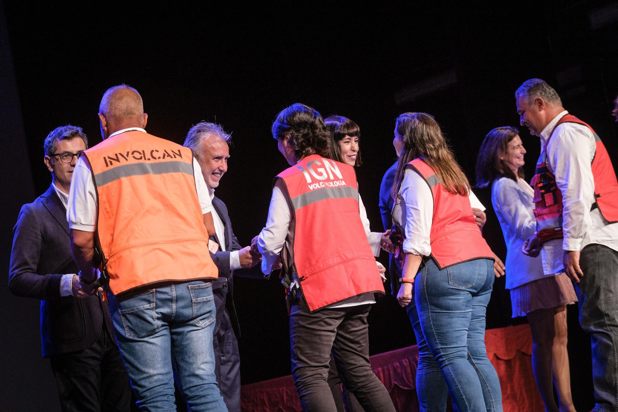 Acto institucional por el aniversario de la erupción de La Palma