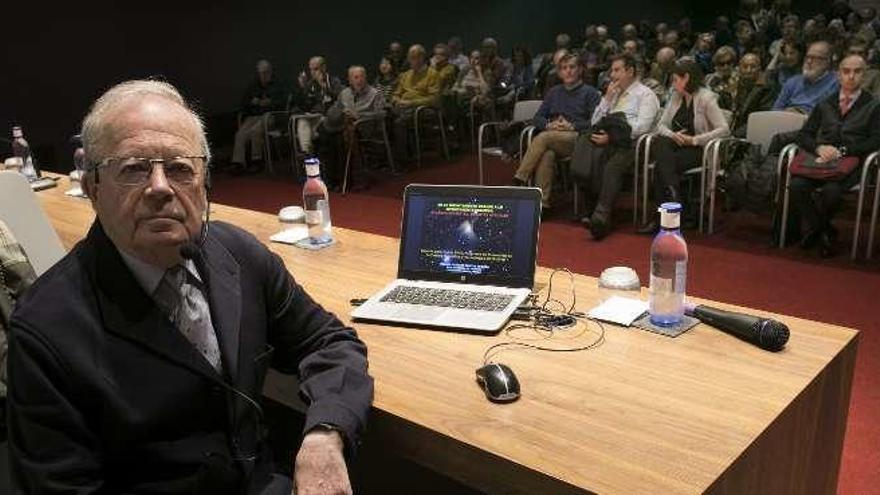 Manuel Aguilar Benítez de Lugo, ayer, en el Club.