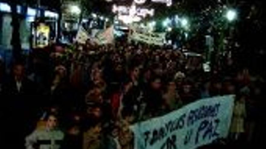 MARCHA A FAVOR DE LA PAZ EN CANOVAS