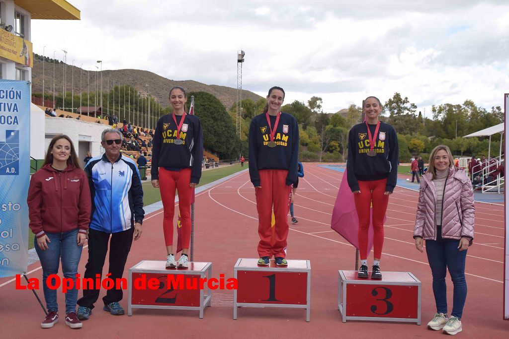 Regional absoluto y sub-23 de atletismo en Lorca