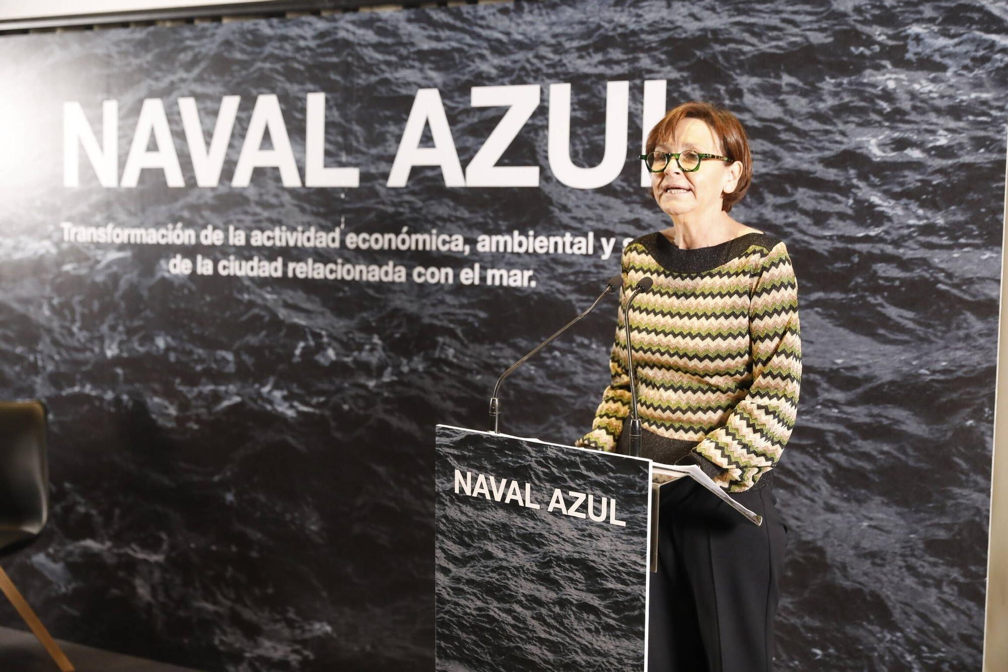 Así fue la presentación en Gijón del proyecto Naval Azul (en imágenes)