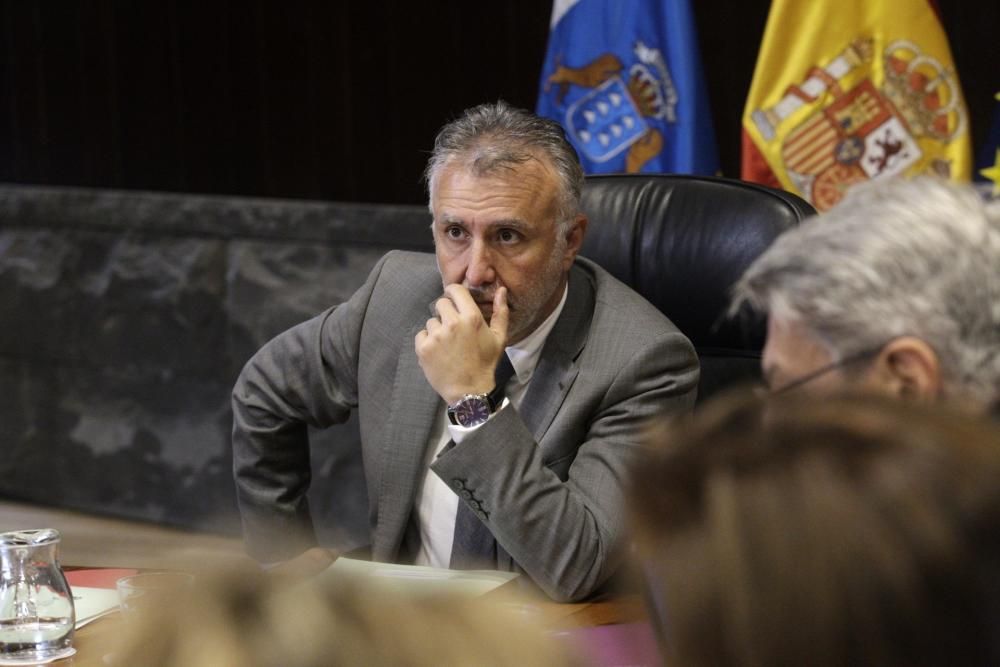 Consejo de Gobierno de Canarias Crisis del Coronavirus  | 11/03/2020 | Fotógrafo: Delia Padrón