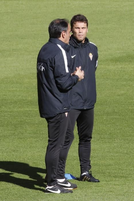 Entrenamiento del Sporting 04/04/2017