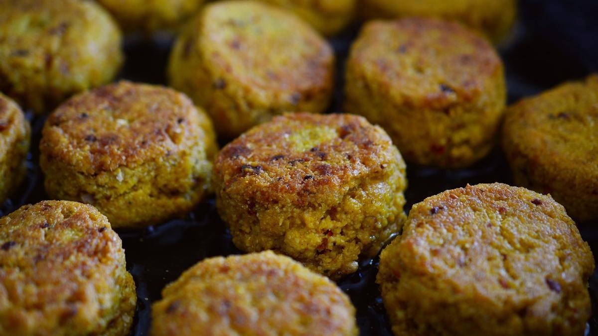 Falafel en la freidora de aire.