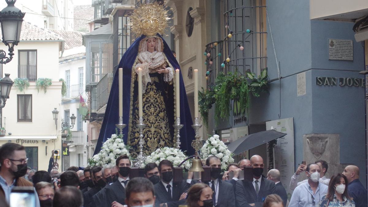 La Virgen del Amor, de la cofradía de El Rico, en la feligresía de Santiago.