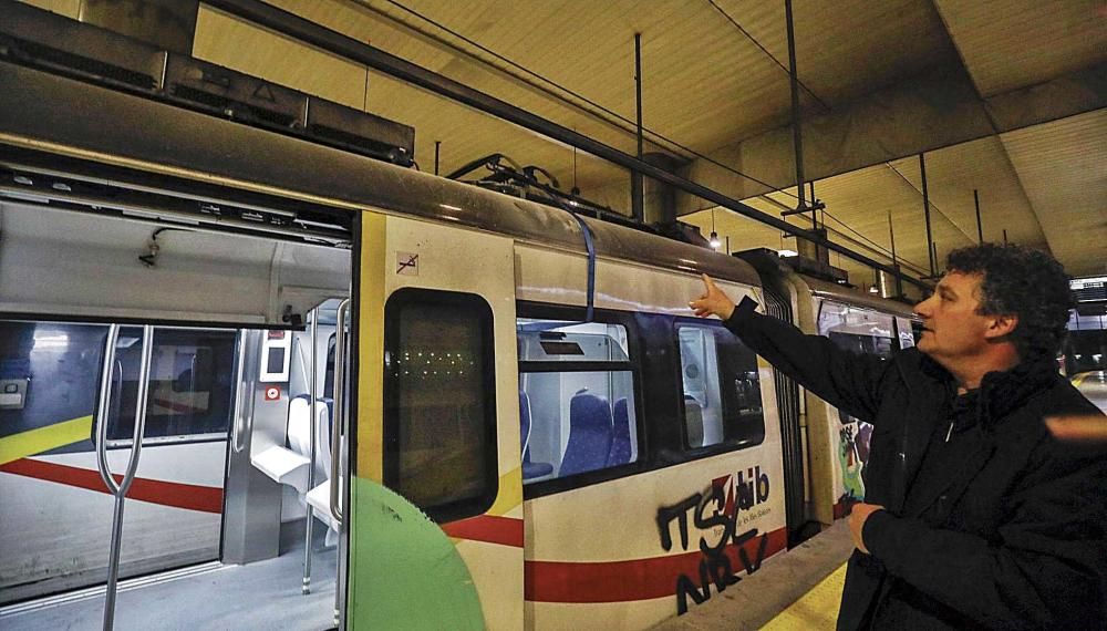 Desalojan la Estación Intermodal de Palma a causa de un incendio