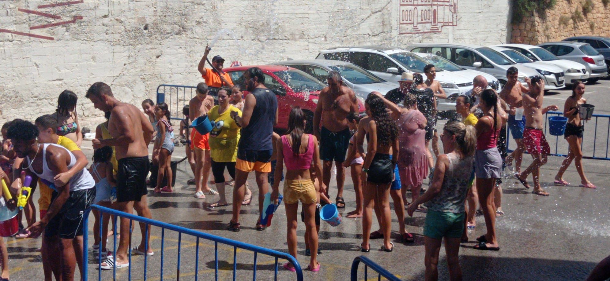 Banyà en la plaza del Puente