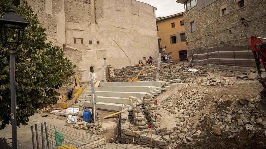 Sallent ja treballa en l’adequació d’una nova plaça en forma d’amfiteatre