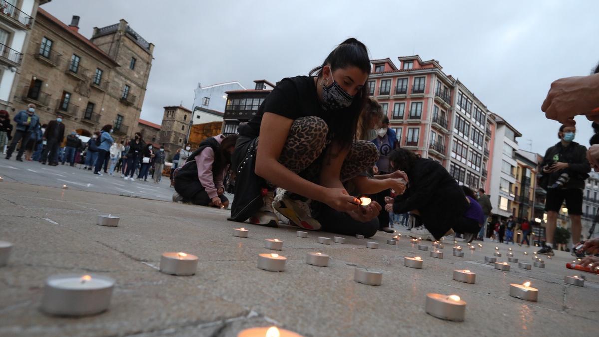 Concentración en Avilés