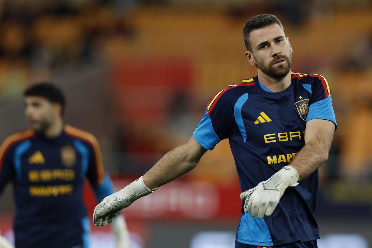 Unai Simón es el portero titular de De la Fuente