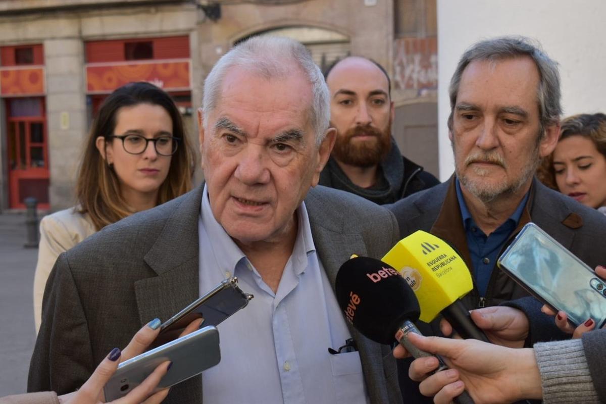 26/02/2020 El presidente de ERC en el Ayuntamiento de Barcelona, Ernest Maragall