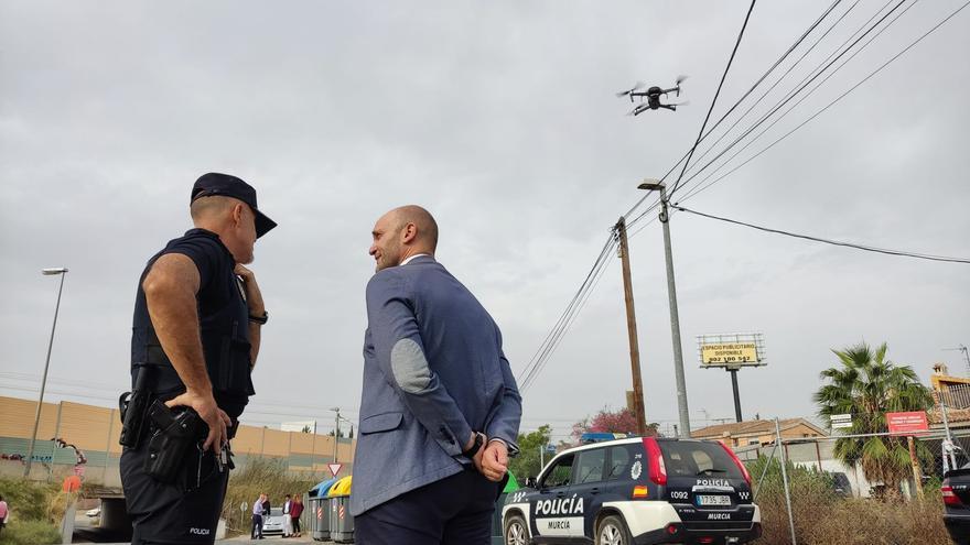 Estos son los puntos negros con vertederos que vigilarán los drones de la Policía Local de Murcia