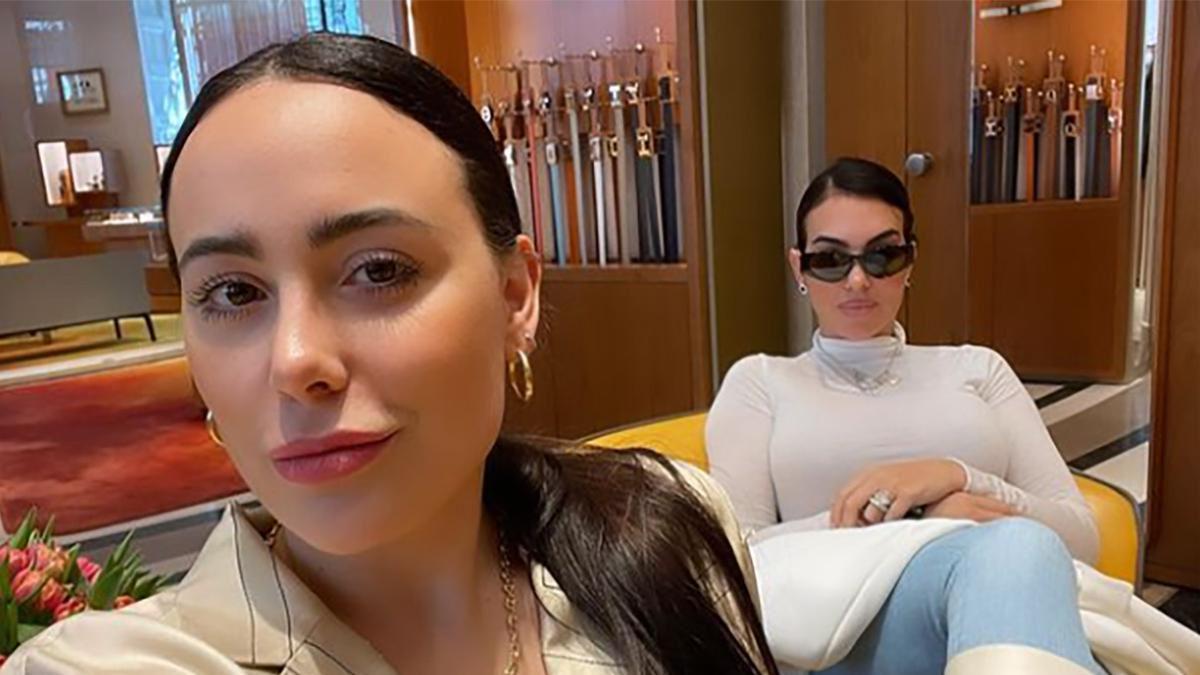 Ivana Rodríguez junto a Georgina Rodríguez