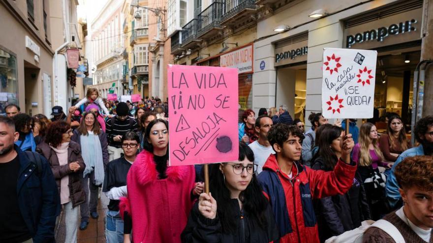 Manifestación a favor de La Casa Invisible. | GREGORIO MARRERO