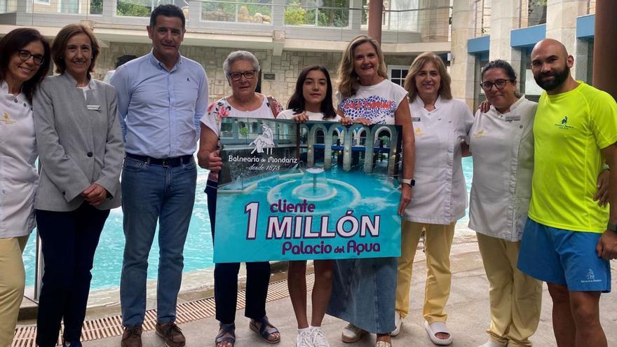 Premio para la agüista un millón