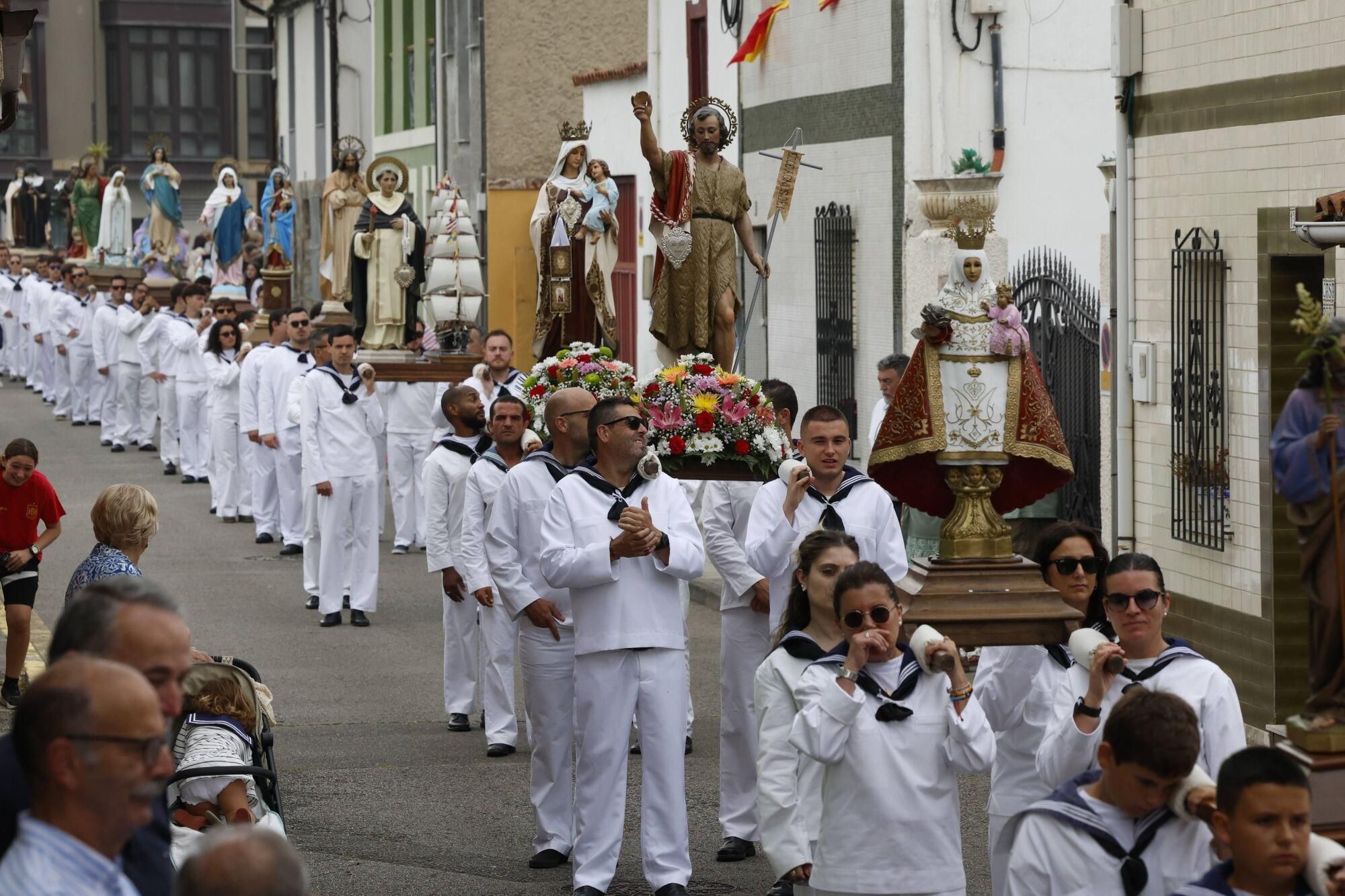 Así fue la procesión marinera de San Juan de la Arena
