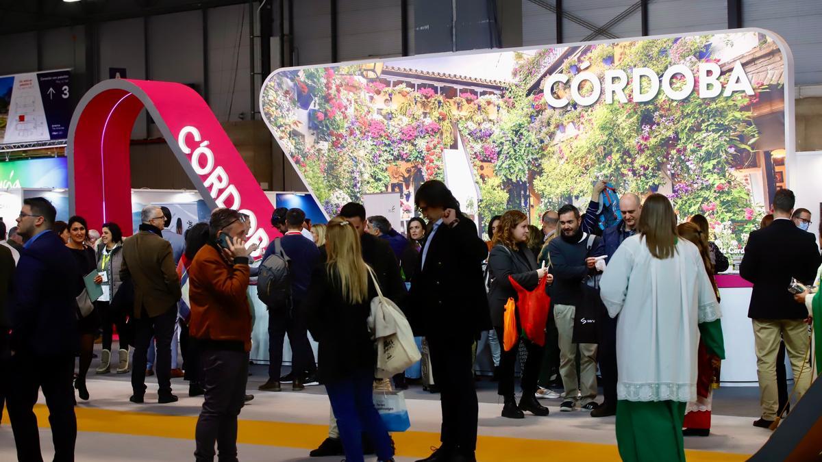 Estand de Córdoba dentro del pabellón de Andalucía en FItur.