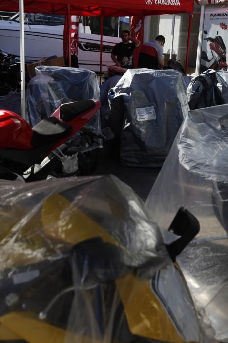 Preparativos para la apertura al público de la Feria de Muestras