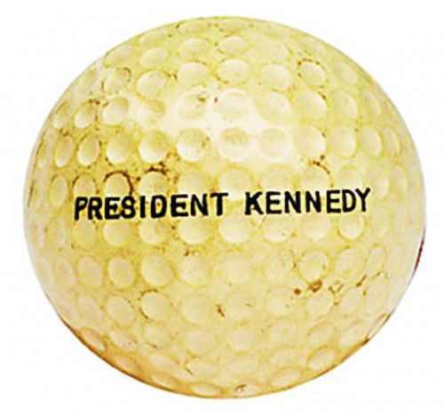 Pelota personal de golf de JFK grabada