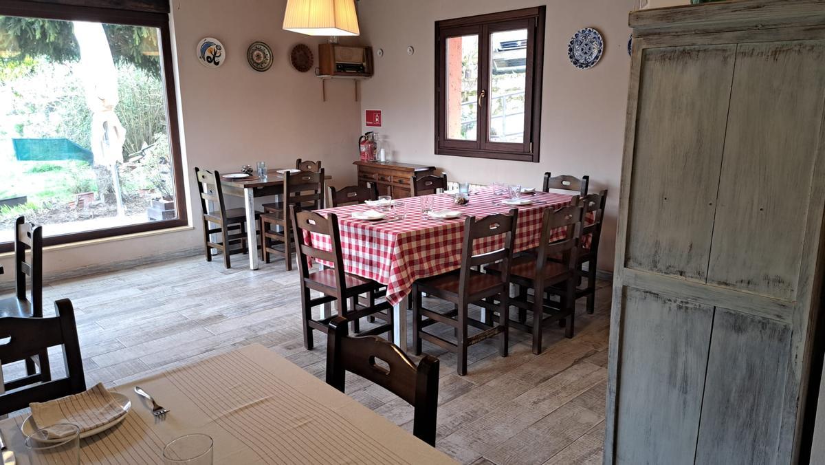 El comedor del restaurante.