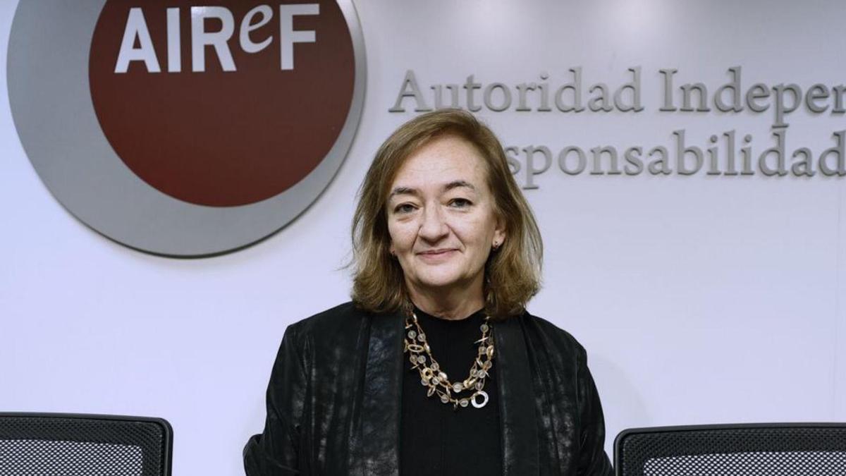 Cristina Herrero, presidenta de la AIReF. |  Rodrigo Jiménez