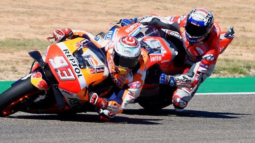 Marc Márquez y Andrea Dovizioso