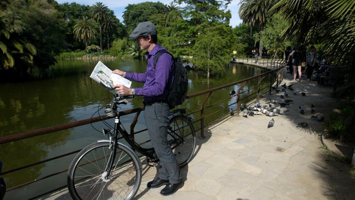 Ruta en bicicleta por el Parc de la Ciutadella.