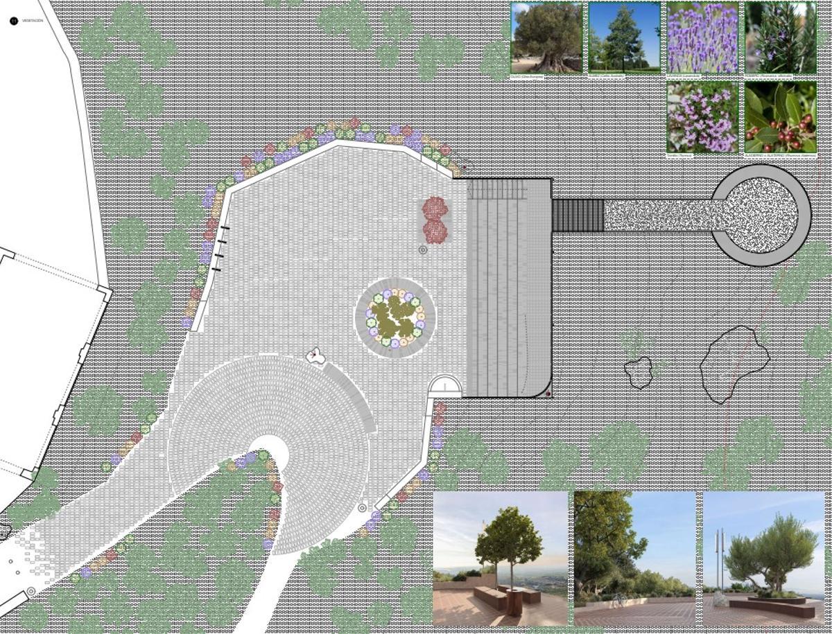 Recreación de la intervención que transformará el entorno de la ermita de Sant Antoni.
