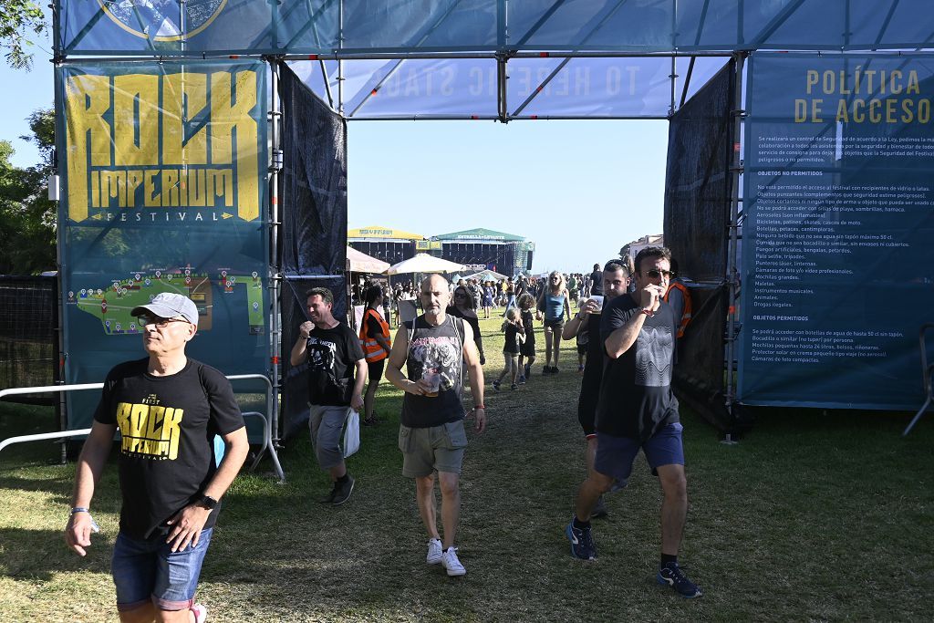 Ambiente de la segunda jornada del Rock Imperium Festival en Cartagena