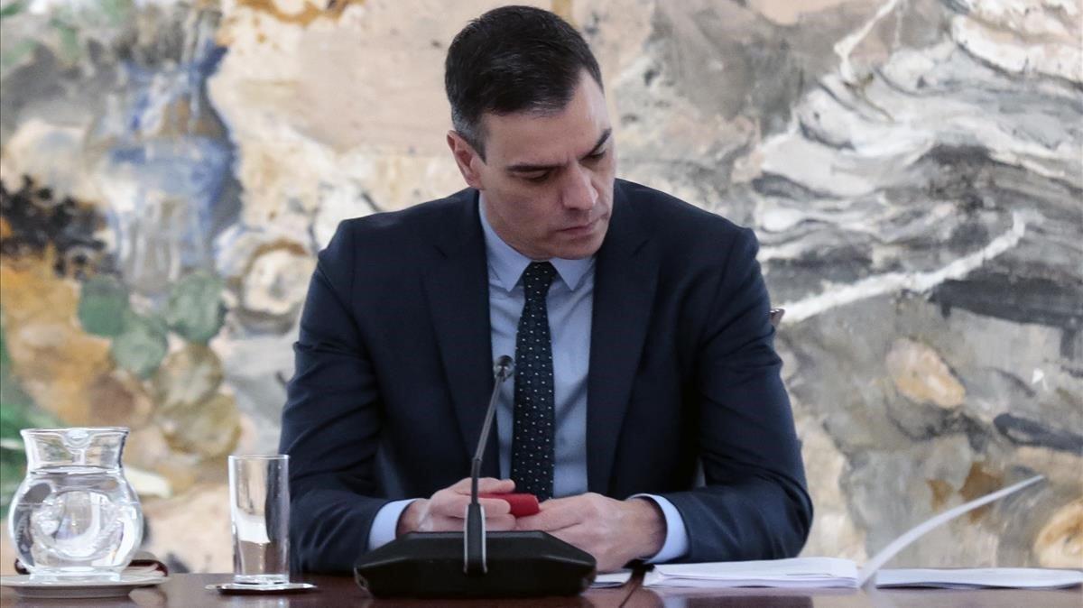 zentauroepp53174844 el presidente del gobierno  pedro s nchez  preside la reuni 200420110009