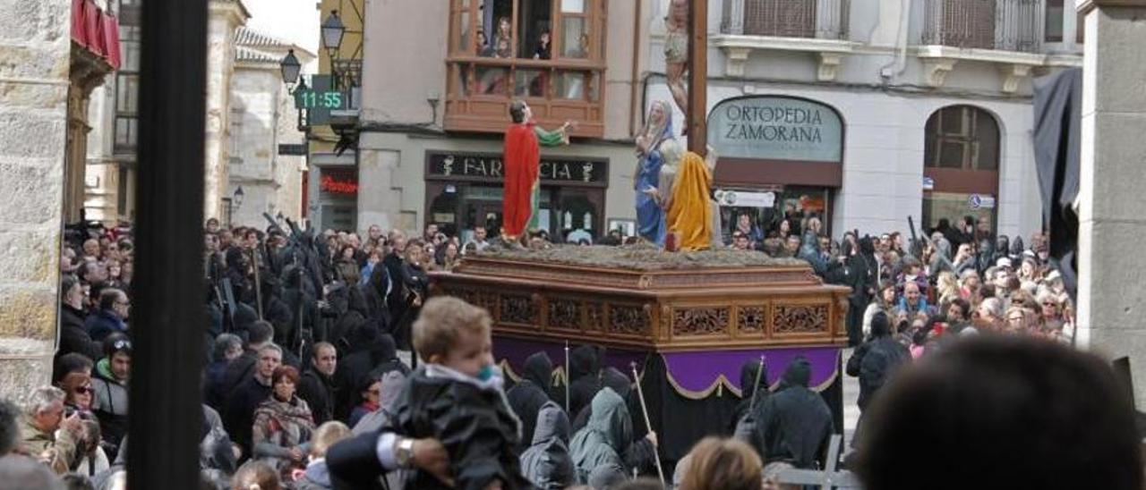 Una procesión de la Semana Santa de Zamora.