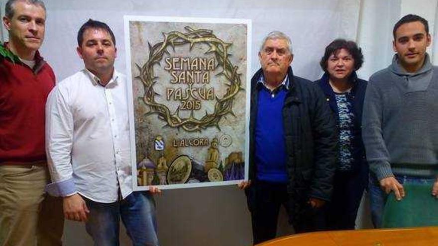 El cartel de Rafael Arlandis ilustra la Semana Santa alcorina