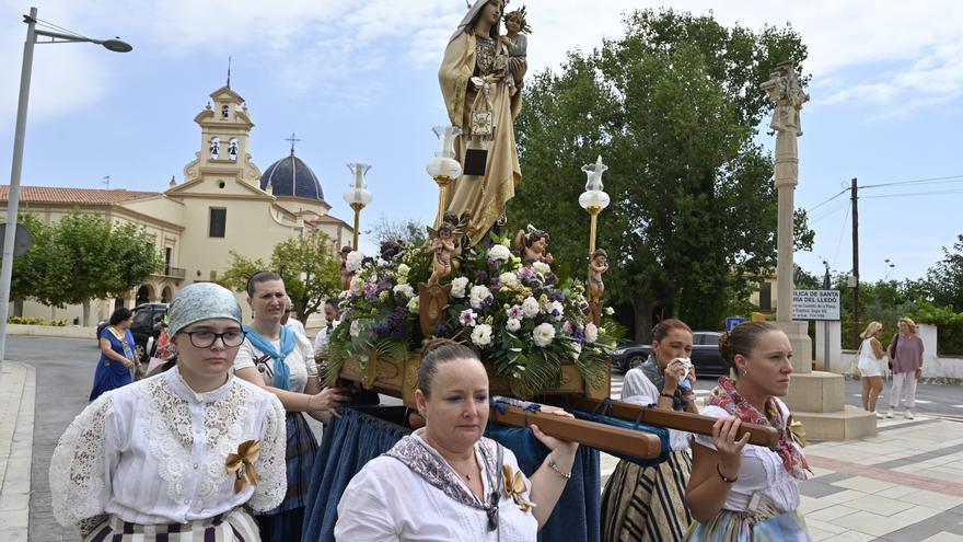 Fiestas del Carmen en Castelló: Traslado de ida y vuelta a la basílica del Lledó