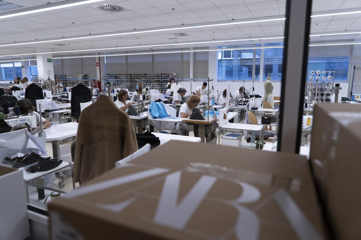 Trabajadoras de Inditex, en Arteixo