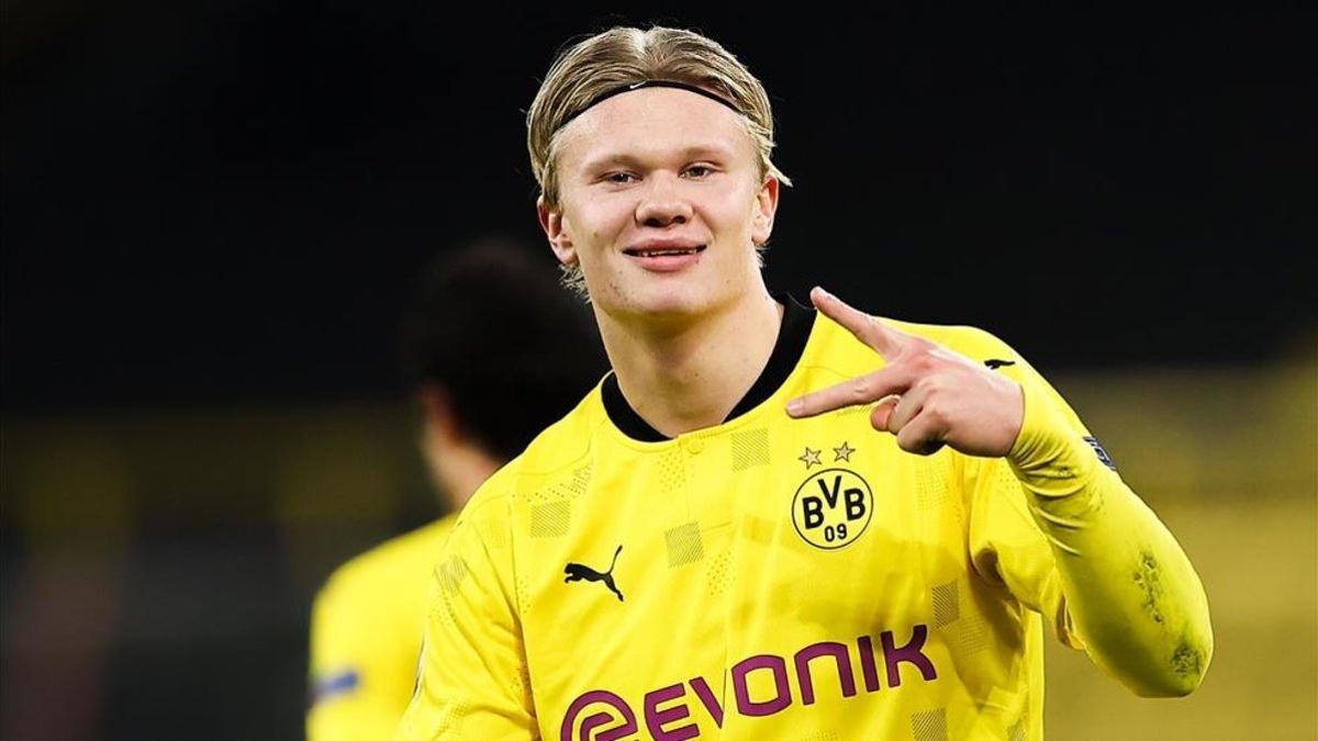 Haaland, en su etapa con el Dortmund