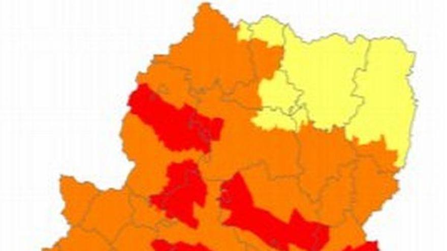 Prealerta roja por incendios en las tres provincias aragonesas