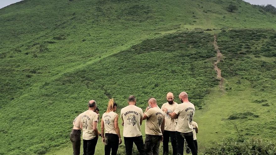 Los Bribones, en la zona de la Campa Fresneo. | LNE