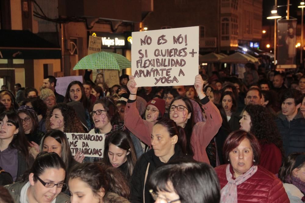 El 8-M en Pontevedra, en imágenes