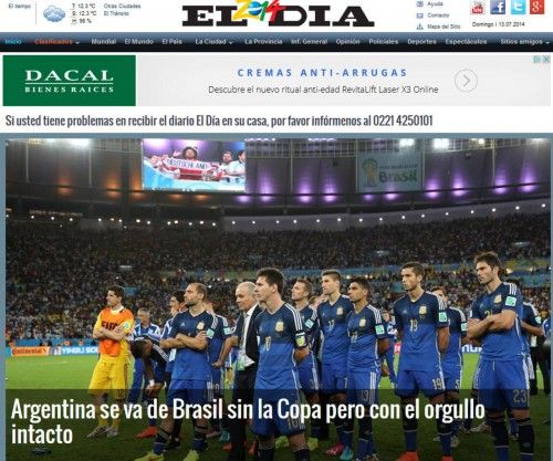 La prensa argentina y alemana