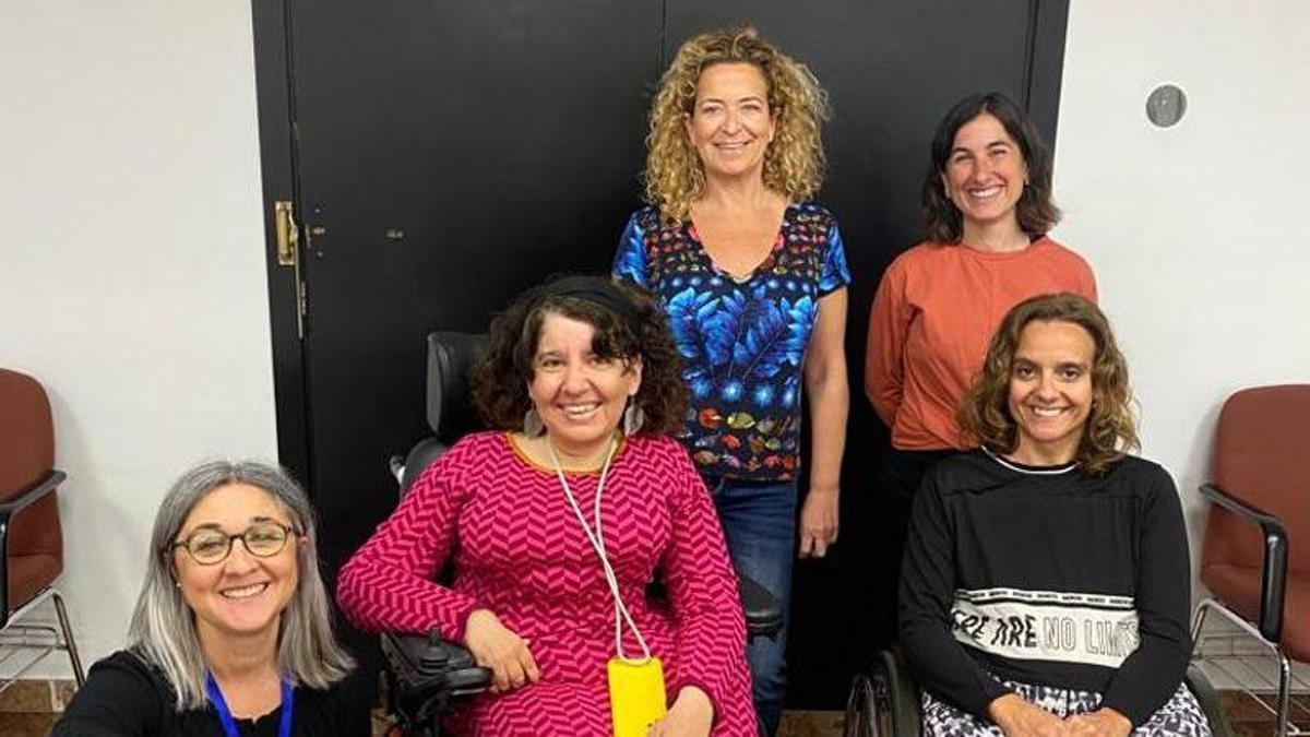 Fabiola Moro, Mar Cerezález, Rosa Duro, Carmen Reyero y Juana María Prieto