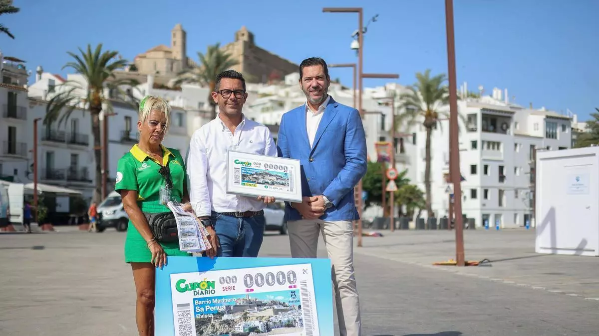 Cinco millones de españoles llevarán en sus manos la estampa de este barrio de Ibiza