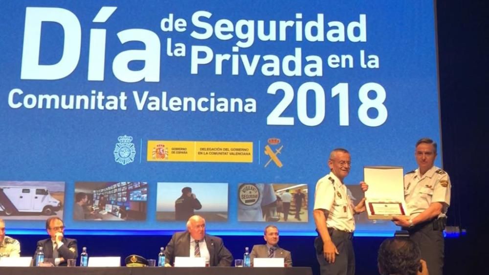 Un momento de la celebración del Día de la Seguridad Privada,