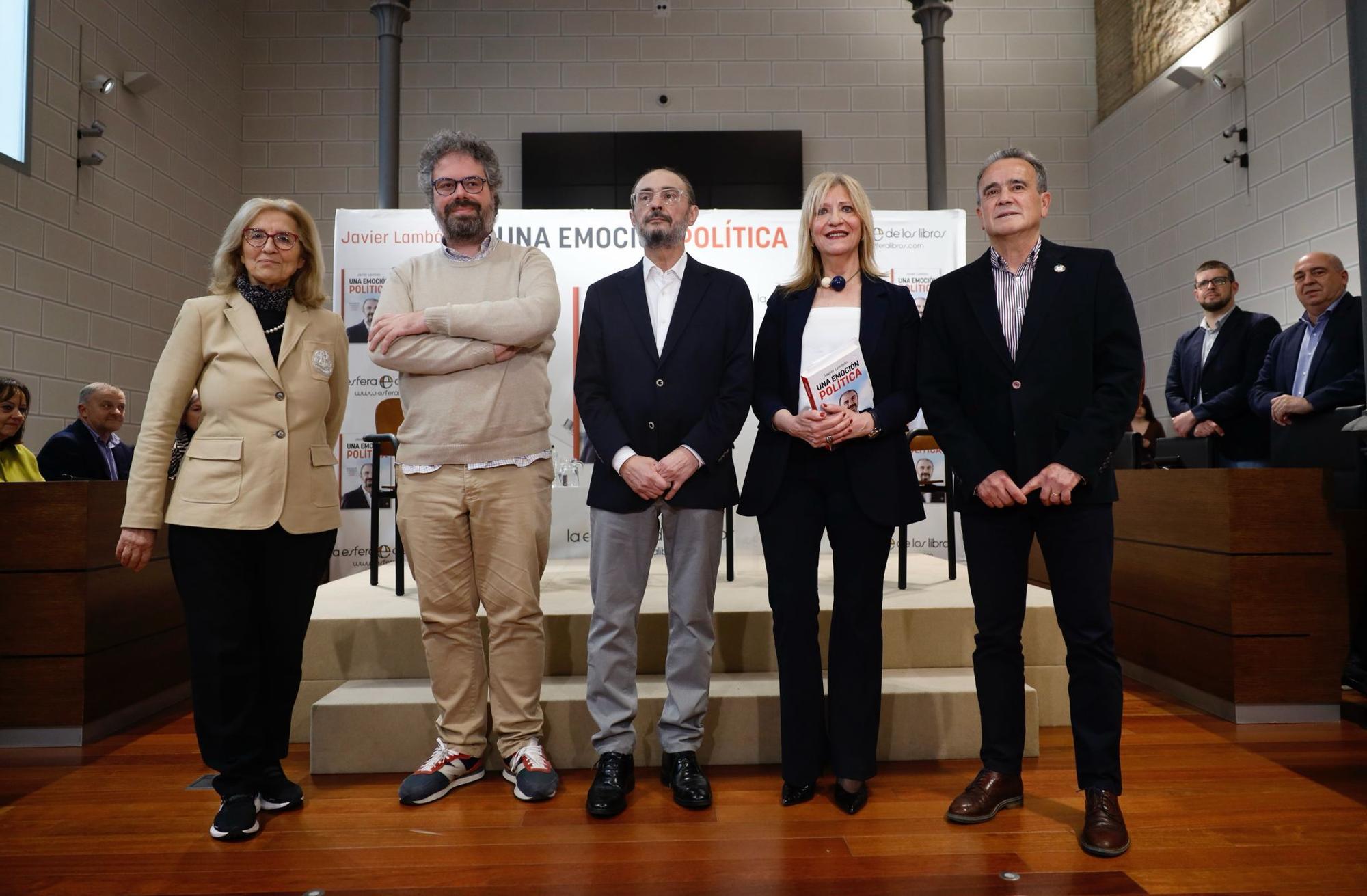 Presentación del libro de Javier Lambán 'Una emoción política'