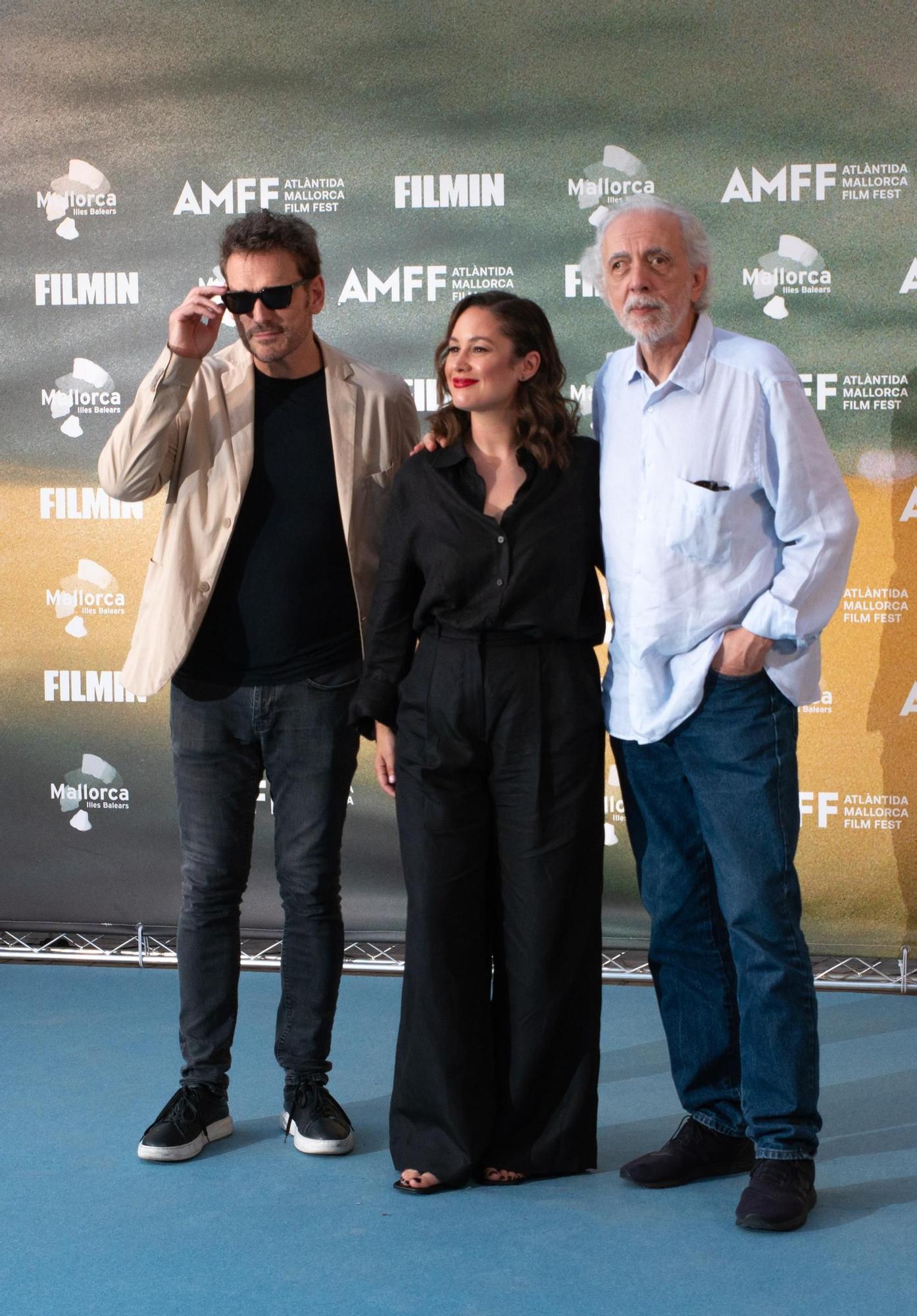 Matt Dillon , Aida Folch y Fernando Trueba en Atlàntida Mallorca Film Fest