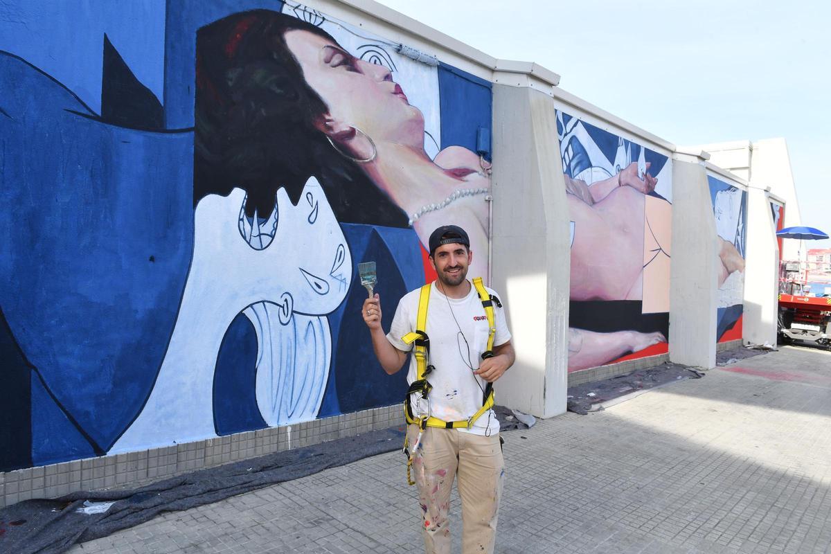 Los nuevos murales de Istmo en A Coruña Los nuevos murales de Istmo en A Coruña