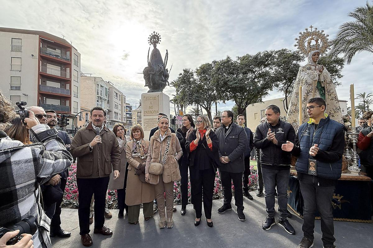 Así ha sido la salida de la patrona de Elche en romería