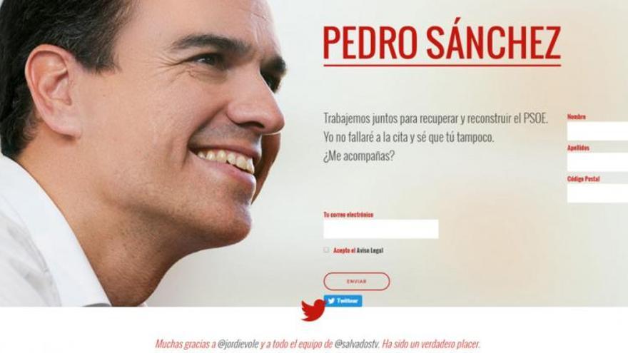 La web de Pedro Sánchez, &#039;hackeada&#039; durante su entrevista en &#039;Salvados&#039;