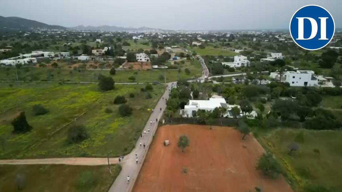 Imágenes aéreas del Santa Eulària Ibiza Marathon