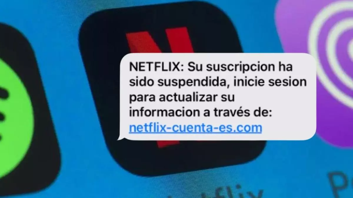 Este es el falso SMS que suplanta a Netflix: te bloquea